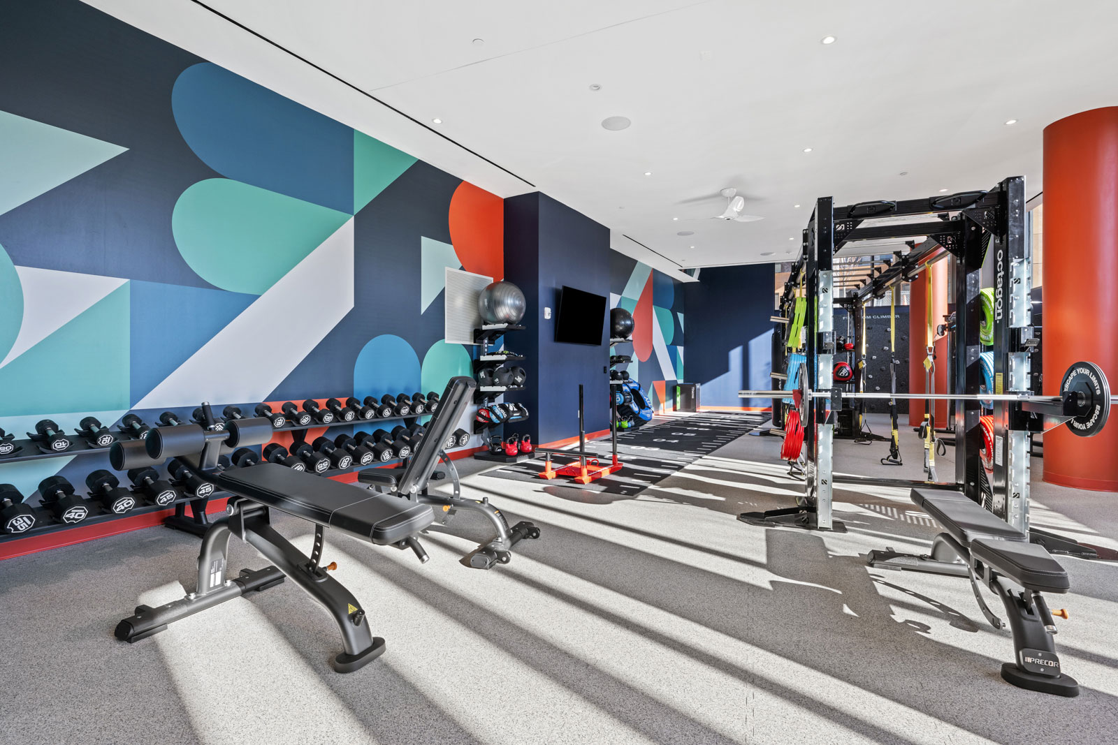 Fitness center at Banner Lane