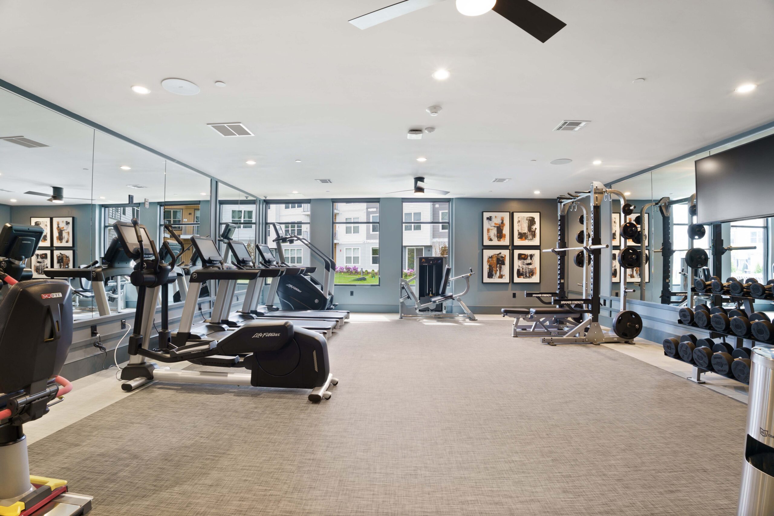 Fitness center at Hathon