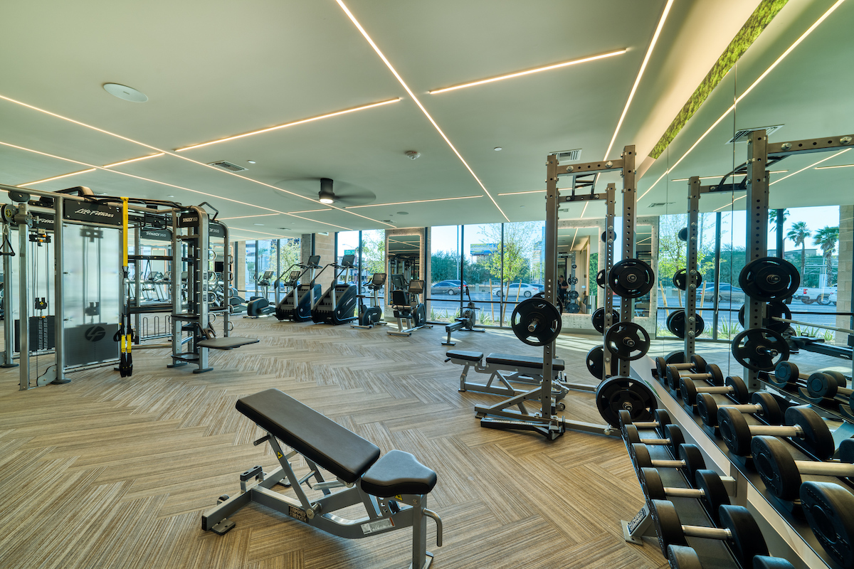 Fitness center at Callia