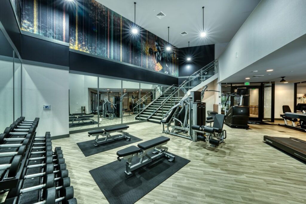Fitness center at Haverly