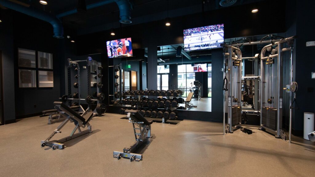Fitness center at Notion