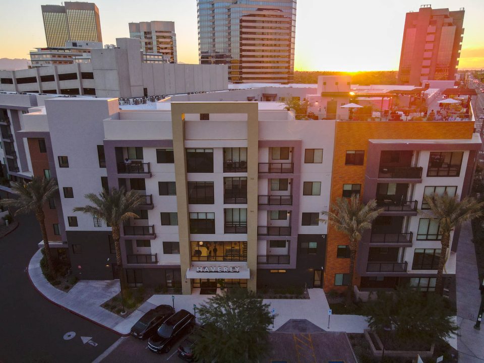 Exterior view of Haverly grand opening