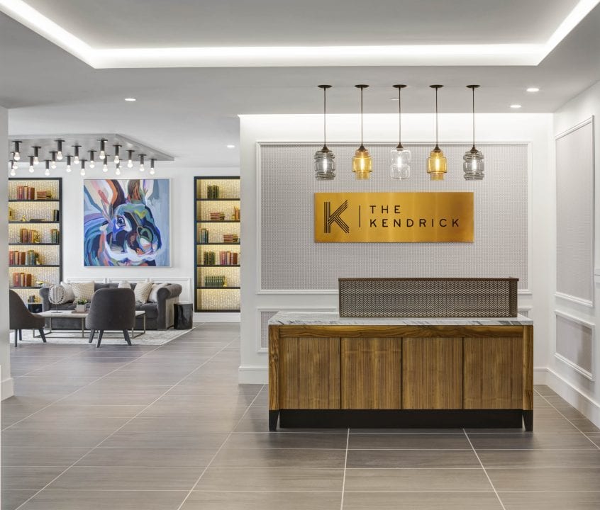 Front desk at The Kendrick