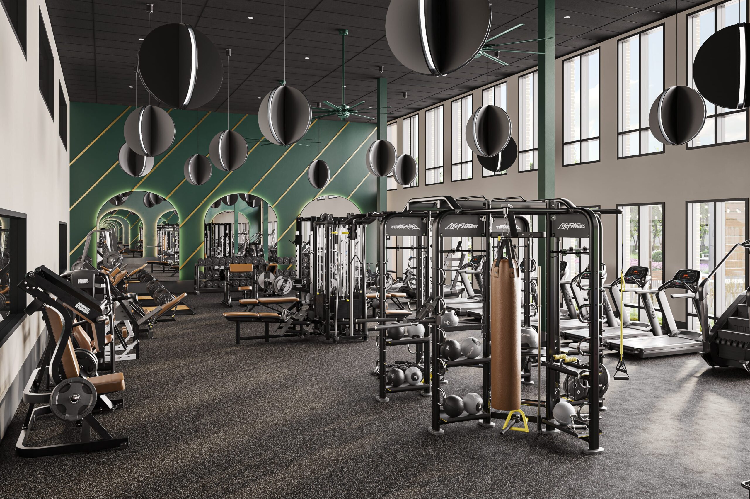 Fitness center at The 87