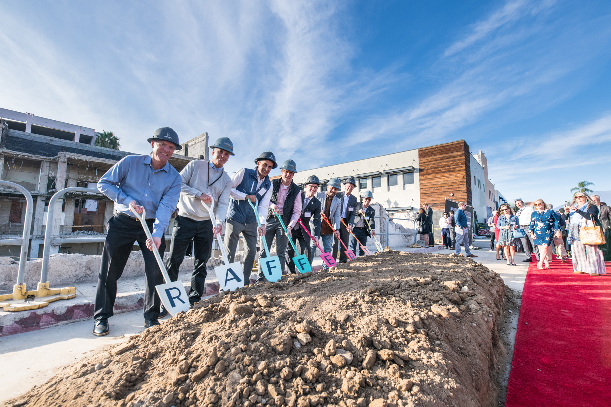 Groundbreaking ceremony at Rafferty